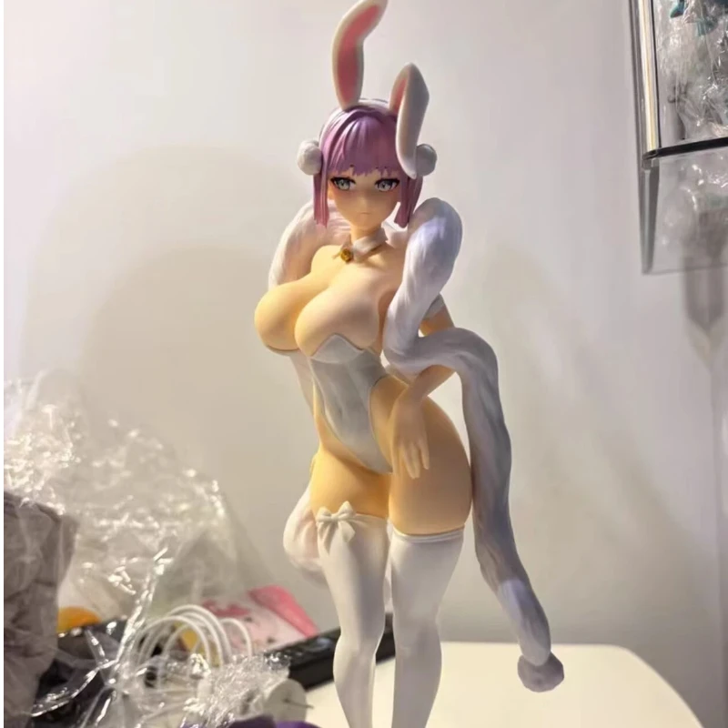 

Bunny Girl Lume Figure Anime 2D Beauty Model Toy Desktop PC Case Ornament Gift Collectible Action Figure for Gamers Room Decor