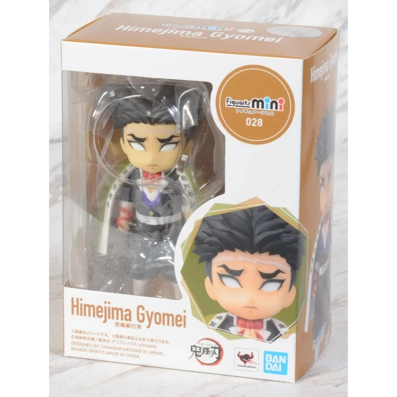 In Stock Bandai Mini Genuine Demon Slayer Himejima Gyomei Action Figures Figuarts Series Doll Toys Collectible Gift Original Toy - view 6