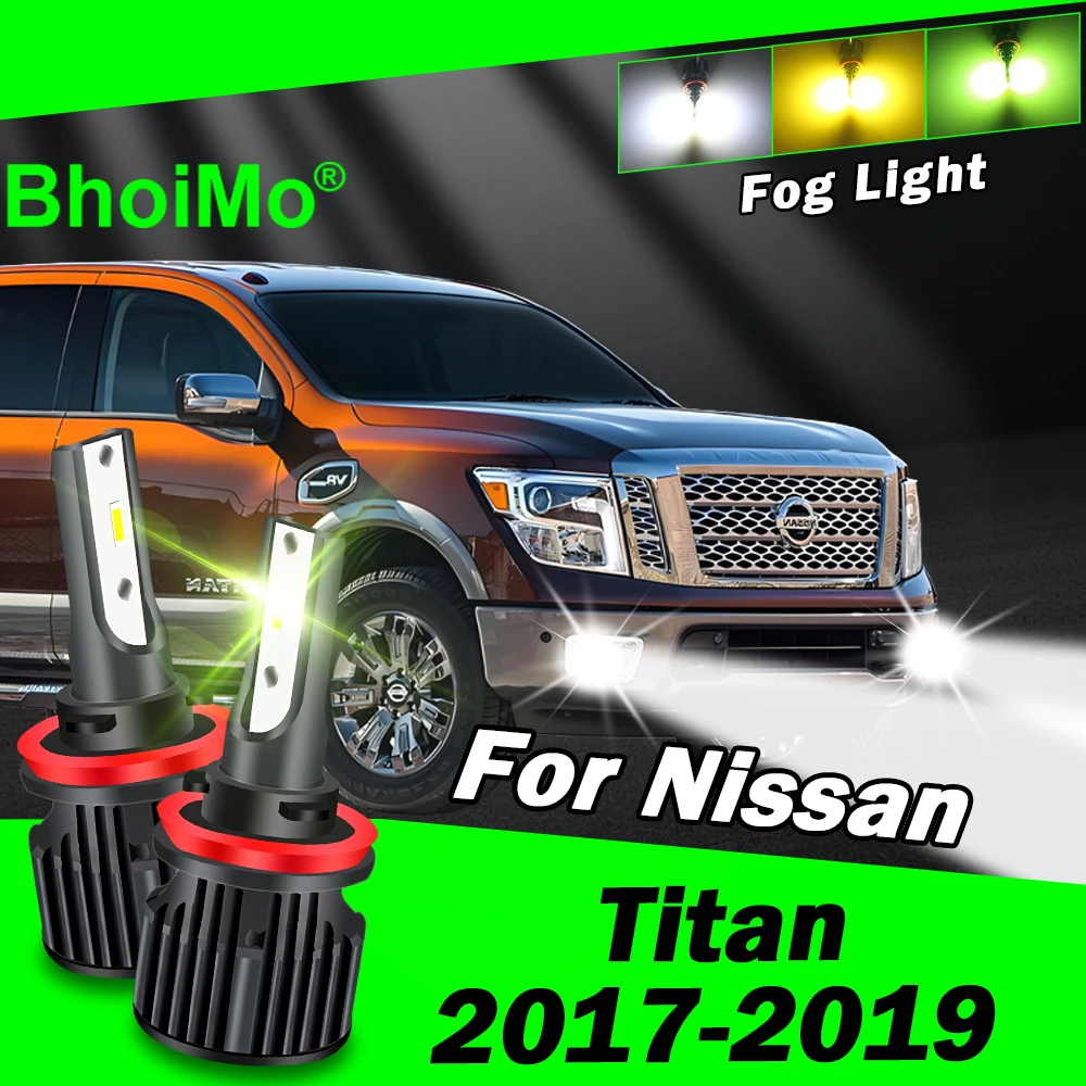 bhoimo-日産タイタン-フロントフォグランプ-2017-2018-2019-led電球