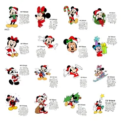 Disney Metal wykrojniki szablony Mickey Mouse dla DIY Album Scrapbooking znaczek karta papierowa tłoczenie 2022 nowy Die Cut