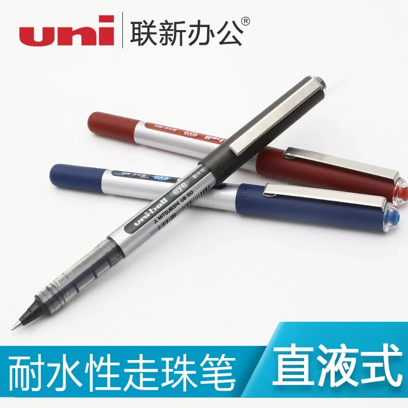 5/10PCS Japan Mitsubishi UB-150 Direct-fluid-roller Pen 0.5mm Red Blue Black Gel Pen Signature Kawaii School Supplies