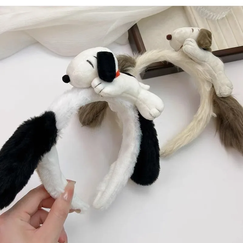 

Cartoon Cute Snoopyed Hair Accessories Headband Toy Doll Cosplay Christmas Props Daily Necessities Gift