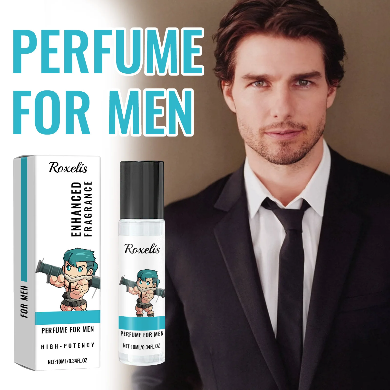 

Men's Perfume Ball Wrist Neck Behind Ear Natural Mild Elegant Fresh Lasting Fragrance Portable Perfume Deodorant for Men