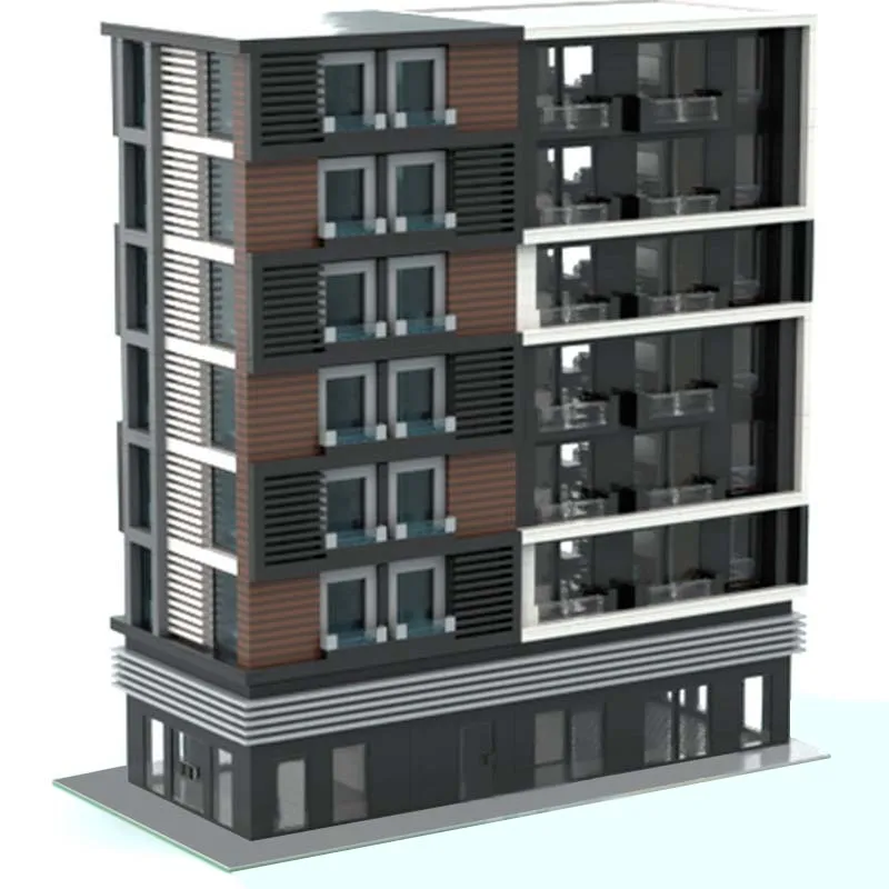 3263 PCS City Street The Orchestra - v2.0 Empty MOC Customize Modular Building Block Model Brick Simple DIY Toy Birthday Gift