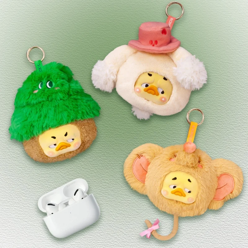 Upsetduck caixa cega fable rebels pato série fone de ouvido saco moeda bolsa anime boneca periférica pingente crianças brinquedo aniversário personalizado
