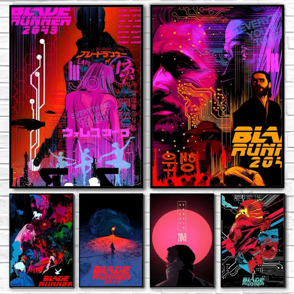 B-Blade R-Runner 2049 Poster HD Art Sticky Wall Waterproof Home Living Room Bedroom Bar Aesthetic Decoration