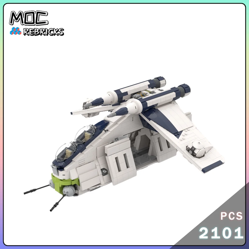 MOC-173810 War Gun-ships Building Blocks Popular Movies Spaceship Model Small Particles Bricks Children Toy Sets Xmas Gifts