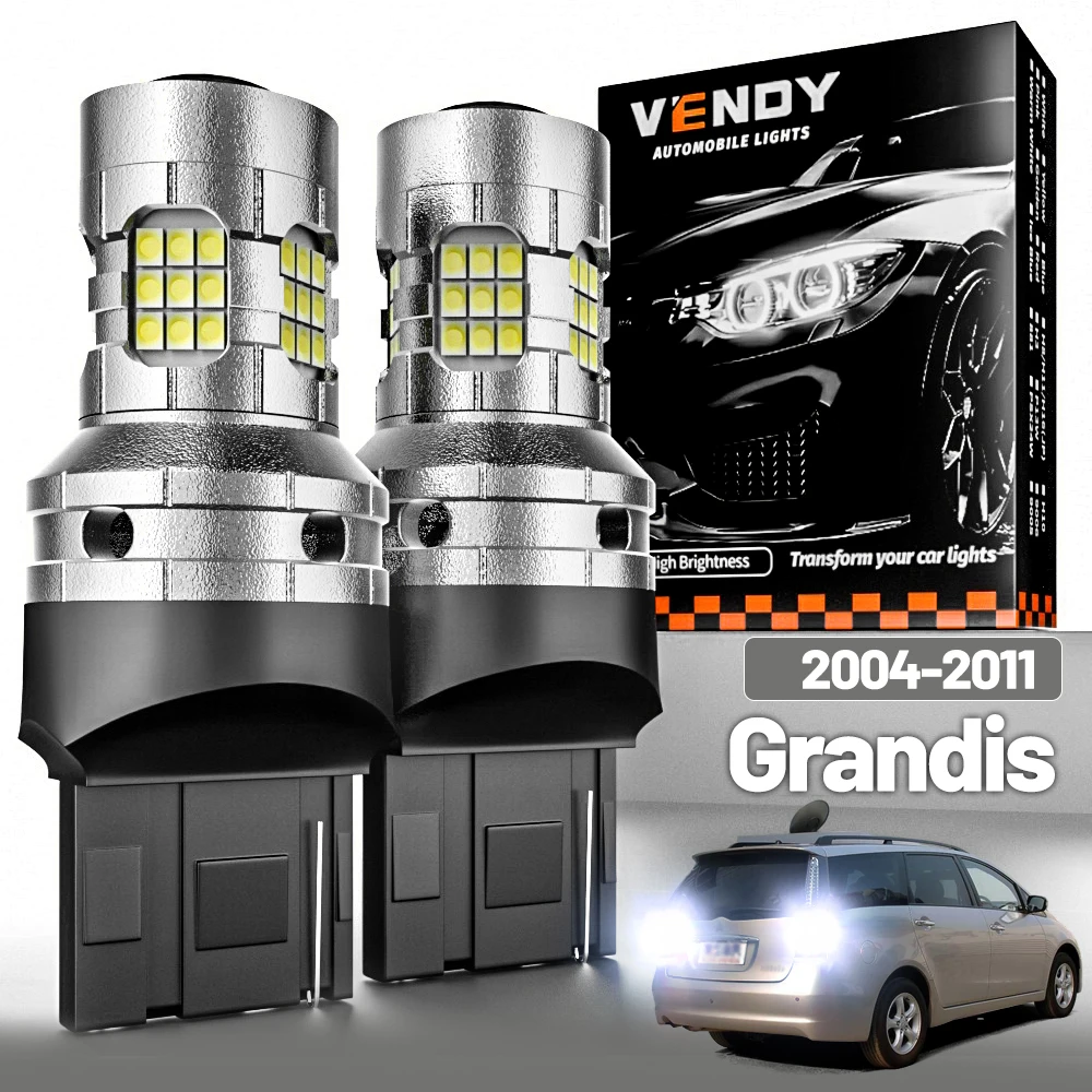 

2 шт. светодиодный фонарь заднего хода для Mitsubishi Grandis 2004-2011, резервная лампа 2005 2006 2007 2008 2009 2010, аксессуары Canbus