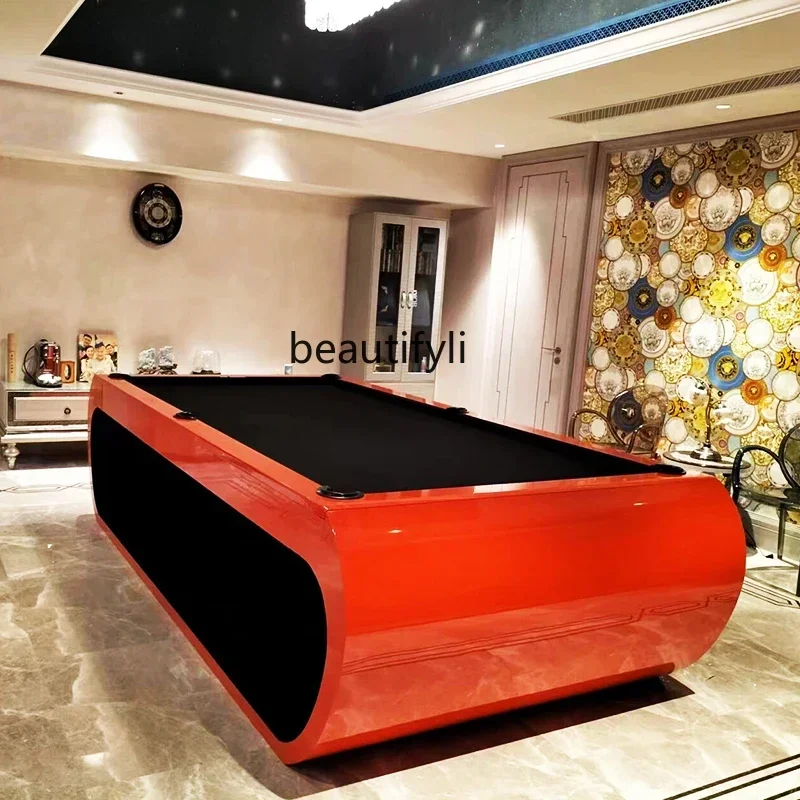 Billiards table Household standard Adult simple villa Chinese nine-ball multi-functional American black eight billiard table