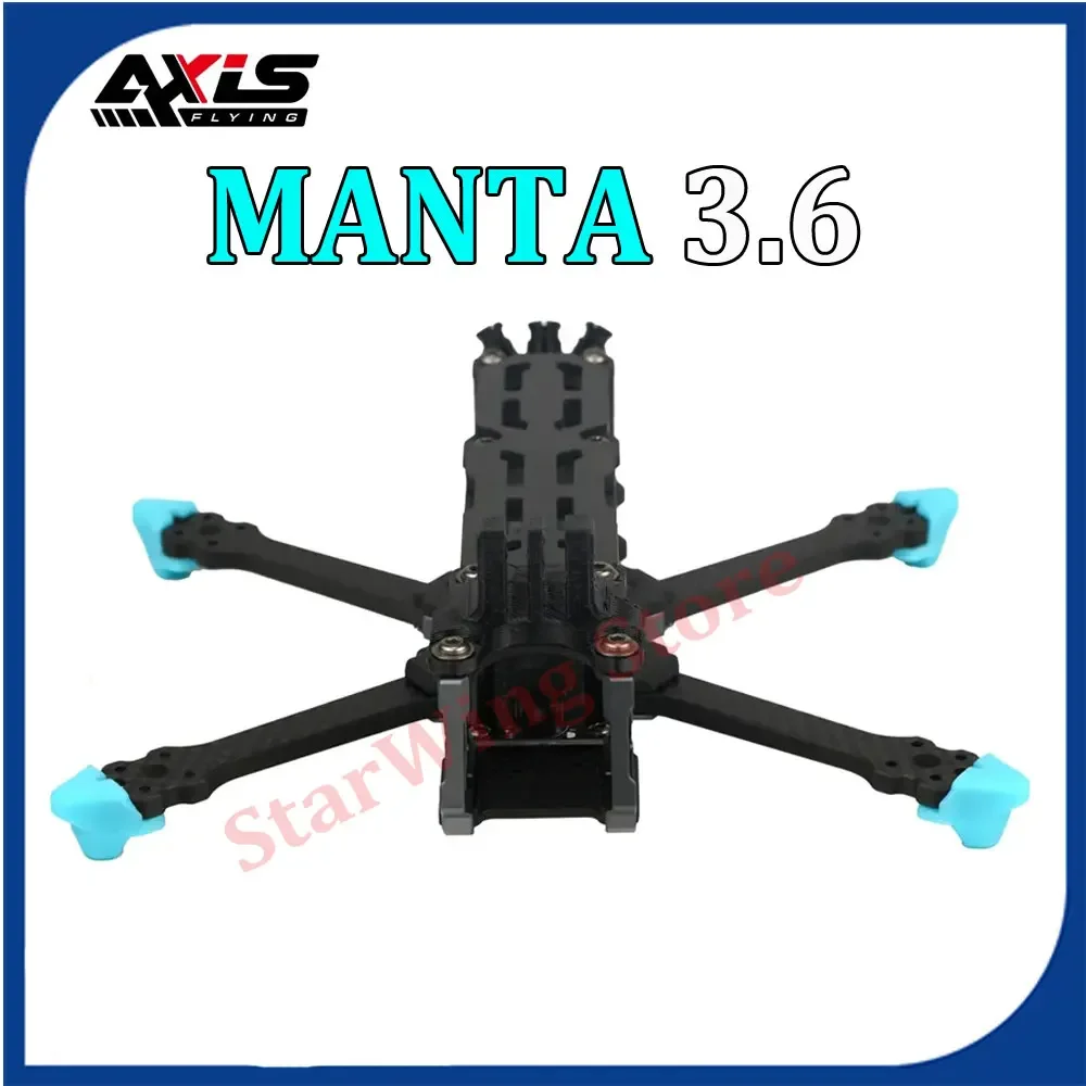 

Axisflying MANTA 3.6 Inch 3.6'' Drone Frame KIT Wide X Shaped 162mm Wheelbase Flight Stability For DJI O3 FPV Freestyle Drone