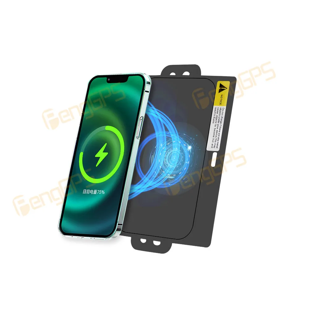 Dedicated Car Wireless Charger 15W Center Console Fast Phone Charging Panel For Hong Qi H5 HS5 HS7 2022 Interior Accessories