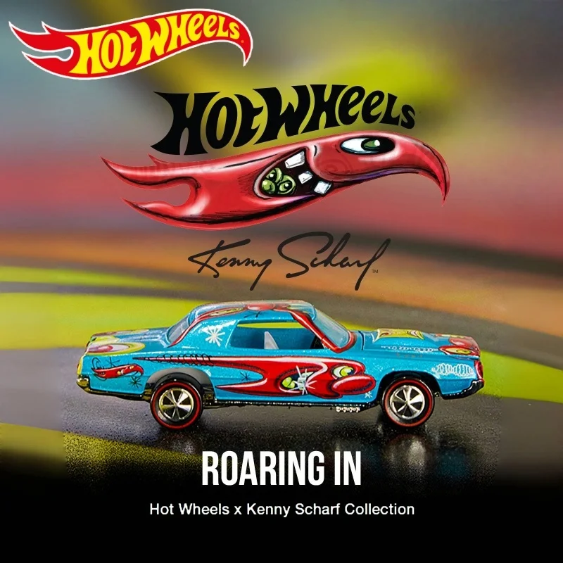 

Новая оригинальная модель автомобиля Hot Wheels Rlc, игрушка Thunderbird Kenny Scharf, коллекционные предметы T-Bird на заказ, на складе ﻿