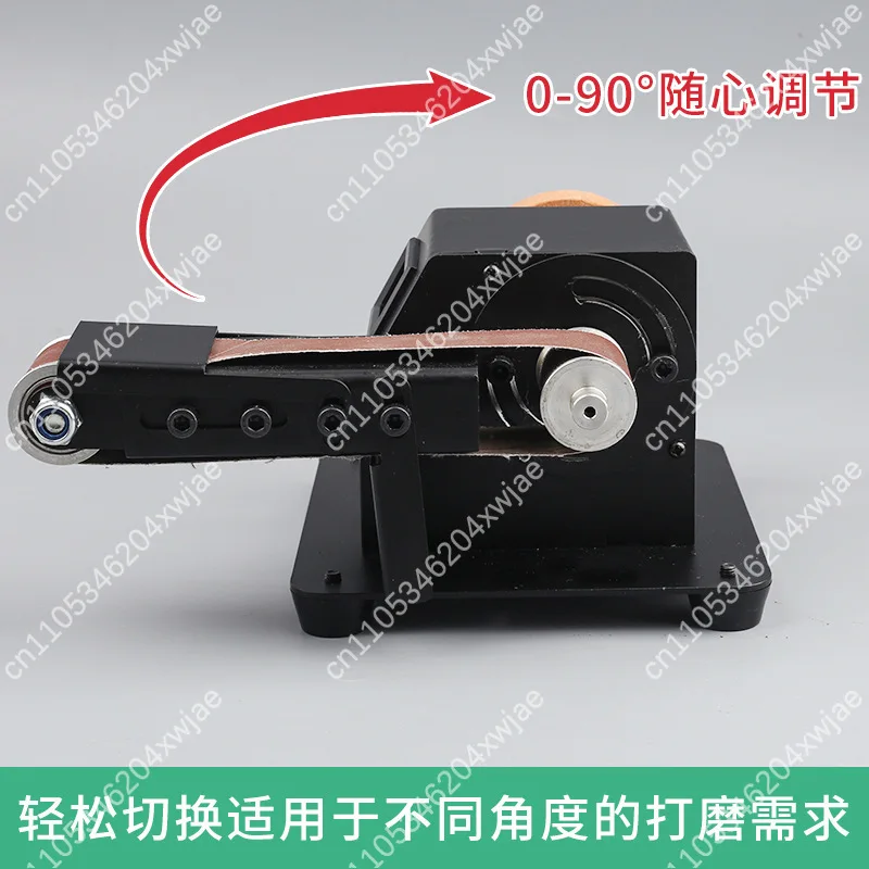 Benchtop Belt Sander Mini Electric Polisher Grinder Variable Speed Knife Sharpener Sanding Tool Home DIY