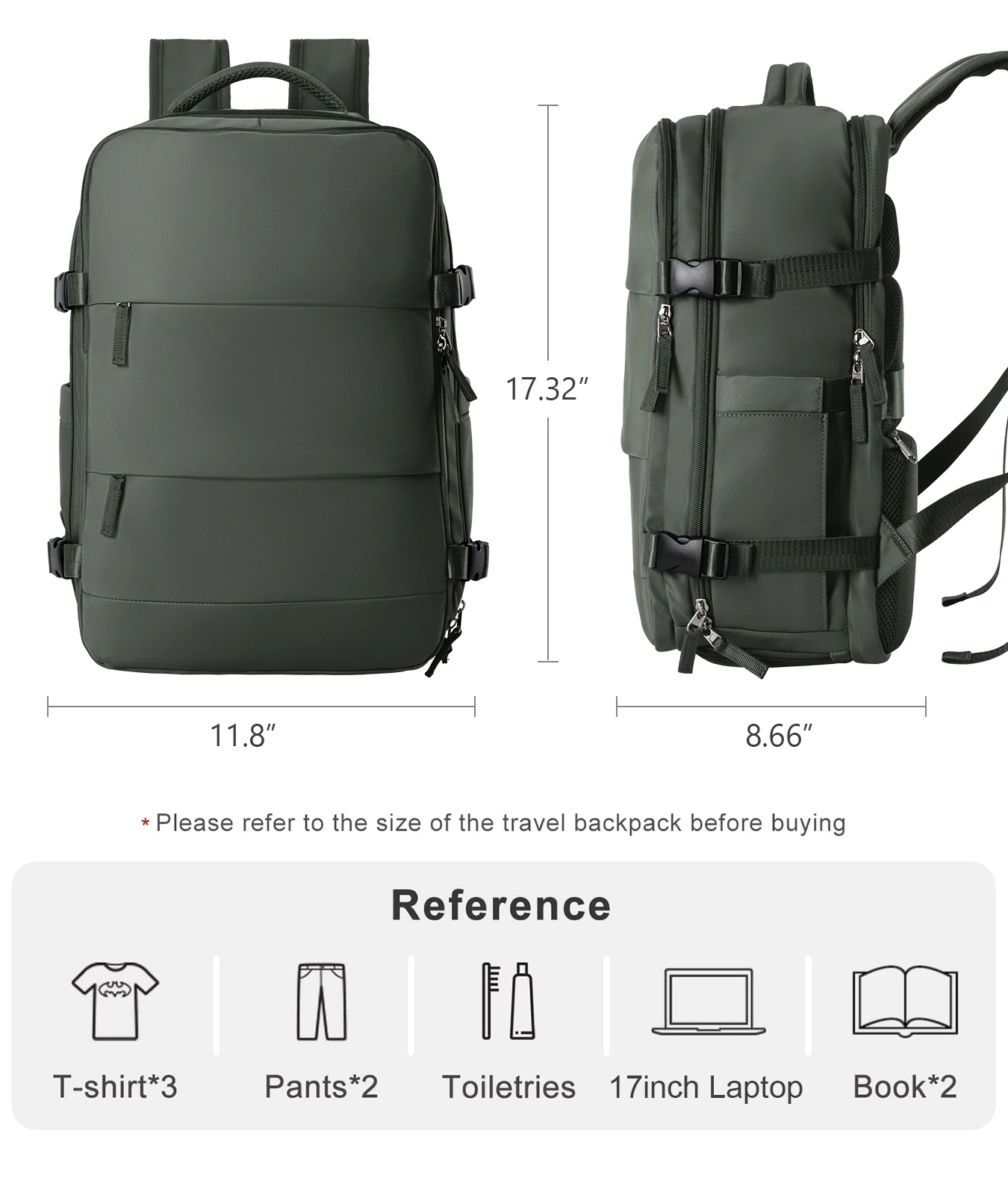 Men Travel Backpack Large Capacity 17inch Laptop Women Anti-theft Waterproof Cabin Plane Mochila for Trip with Shoes Pocket