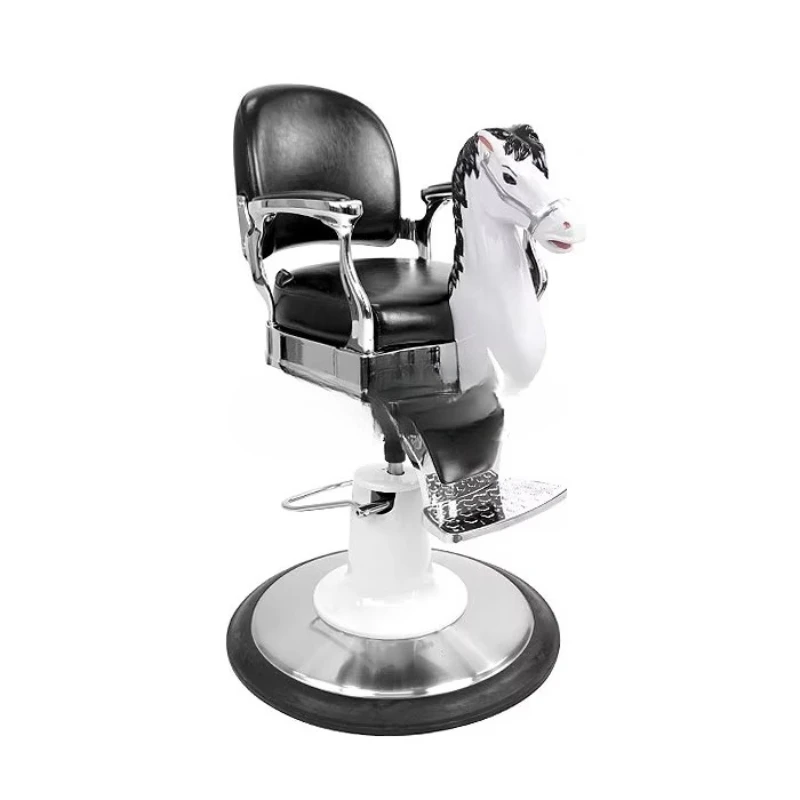 Salon Vintage Style Blonde Red Kids Barber Chair Hair
