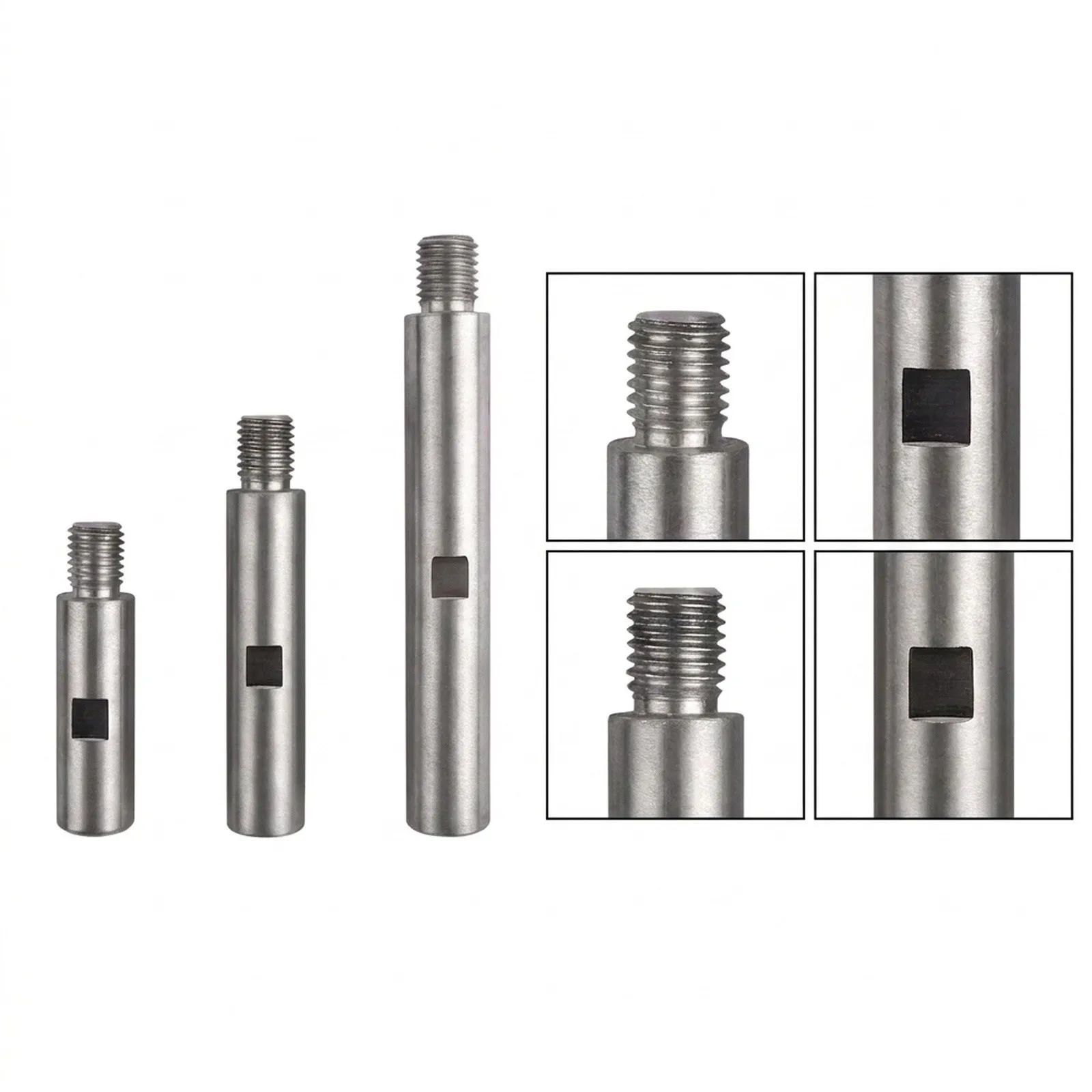 Fine tune Your Grinding Process with Angle Grinder Extension Connecting Rod Set, 3PCS for m14 Thread Adapter Rods, Easy