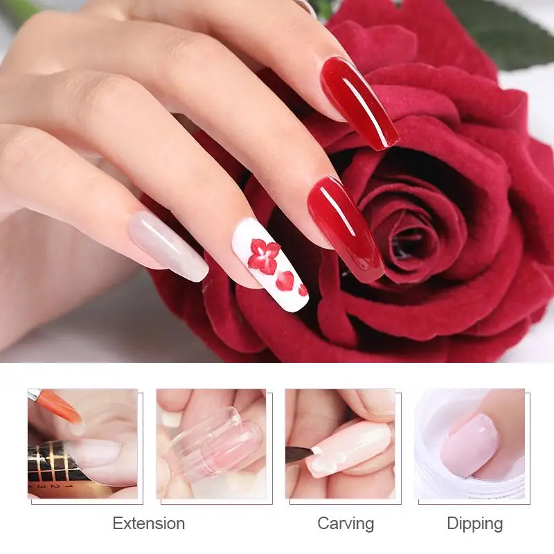 BORN PRETTY 10 ミリリットル浸漬ネイルパウダーアクリルパウダーグリッターナチュラルドライ不要ランプ硬化長期的なネイルアートの装飾マニキュア