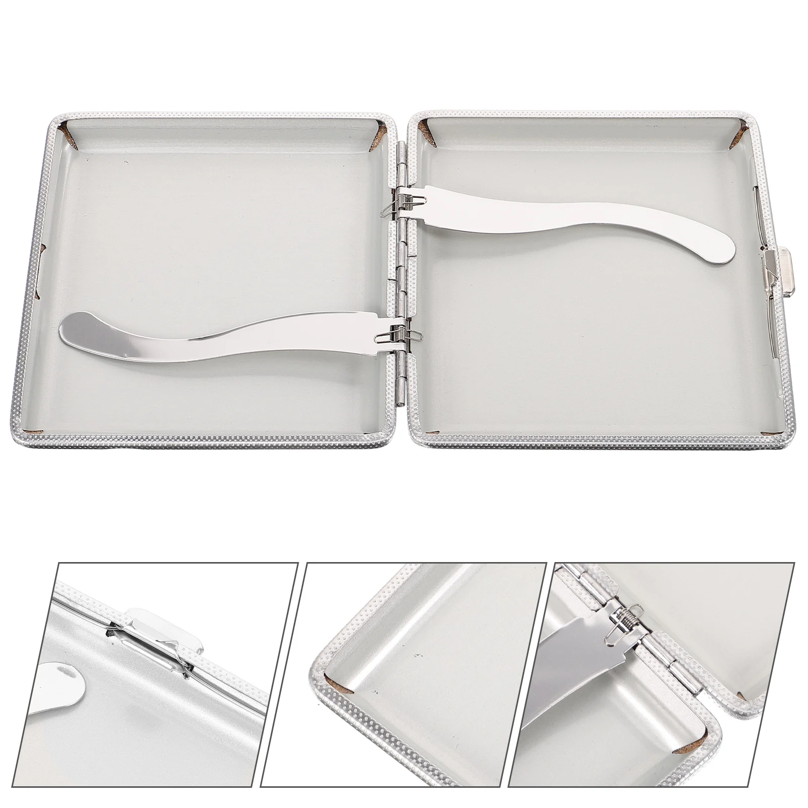 

Portable Holder Flip Type Box Travel Home Office Storage Container Pocket Case Men Cigarette Box Cigarette