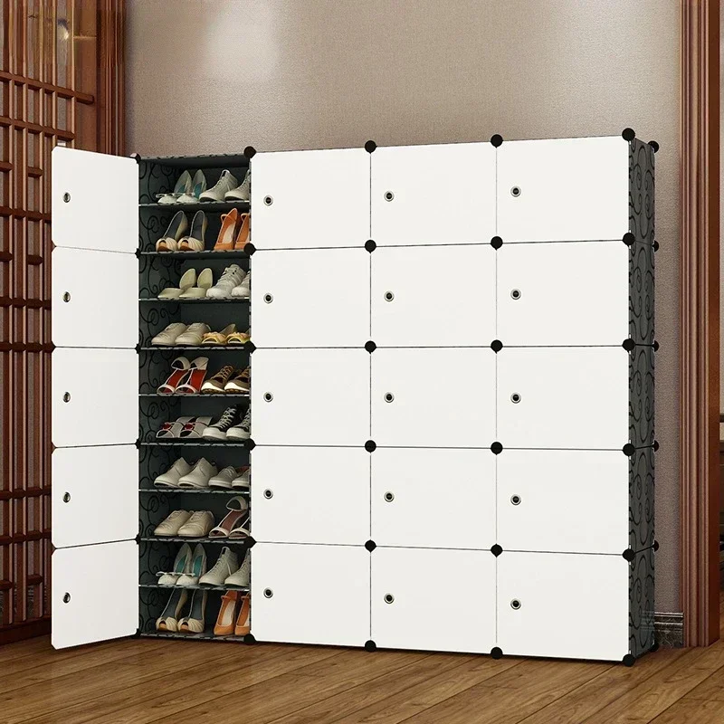 Rack Shoe Cabinet Hallway Furniture  Organizer Storage Shelf Display Plastic Closet Holder Shoe Shelf Sandals Cupboard Shoe rack