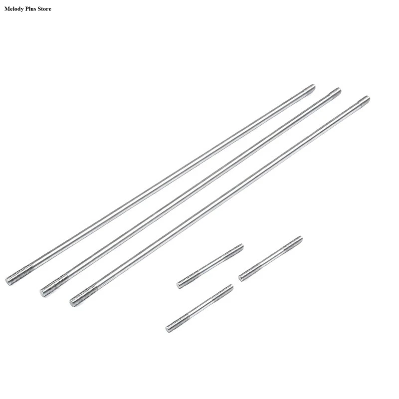 M2 M2.5 M3 304 Stainless Steel Double End Stud Bolt Metric Threaded Rod Headless Twin Head Screw For 3D Printer RC Car Drone