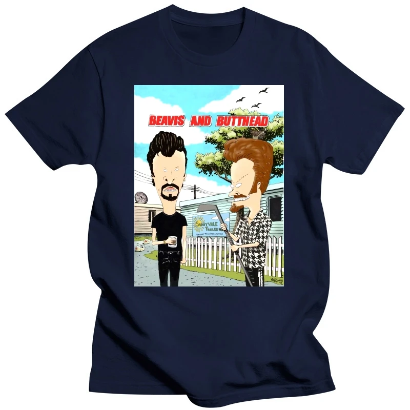 Original Sunnyvale Trailer Park Beavis and Butthead Shirt White