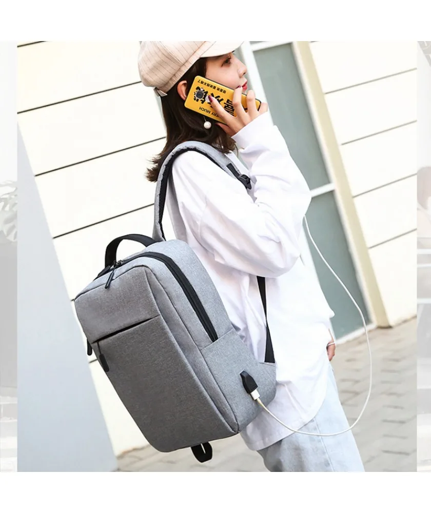 

Backpack Large Capacity Men's and Women's Versatile Commuter Men's Business Backpack Multifunctional USB Charging Port Computer