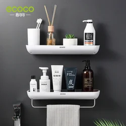 ECOCO Bathroom Shelf Shower Storage Organizer Caddy Organizer Wall Mount Shampoo Rack No Drilling Kitchen Storage