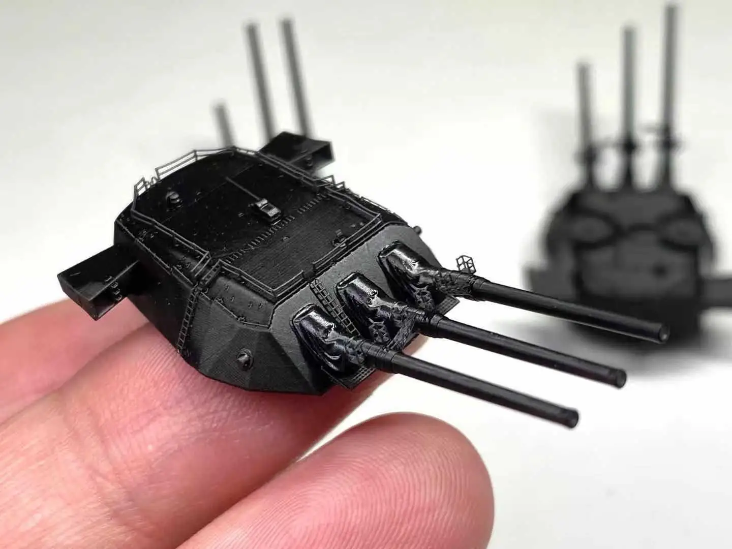 BUNKER IJN70108 IJN YAMATO 46cm Main Gun Turret 3D Print Set