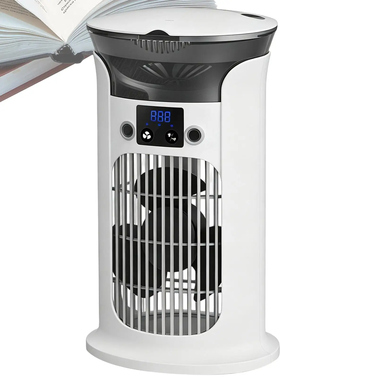 Desktop USB Mini Portable Air Conditioner Fan for Room Home Camping Humidifier Water Mist Cooling Fan Night Lamp Air Cooler