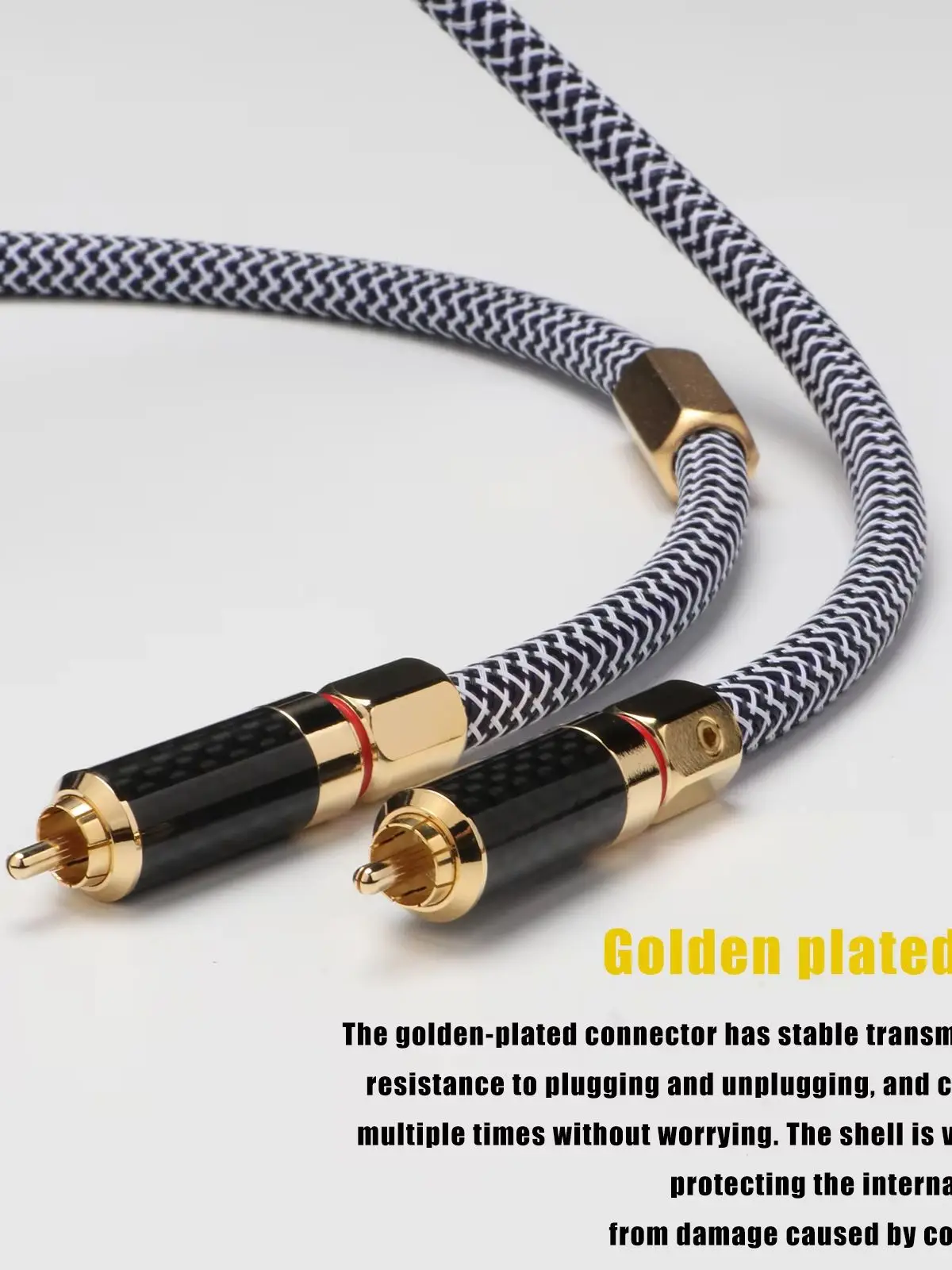 1 SZT. 75ohm Cyfrowy Kabel Koncentryczny 8N OCC Posrebrzany SPDIF RCA Kabel DAC Kabel Kryształowa Miedź Do Subwoofera Wzmacniacza — zdjęcie produktu 7