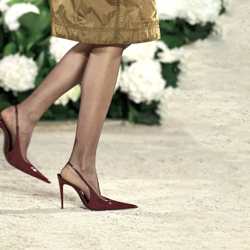 2026 High-heel 9,5 cm frauen Sandalen Schuhe für Frauen Größe 34-43 Neue Mode Spitz Sommer frauen Schuhe Alias De Mujer – Detail 9