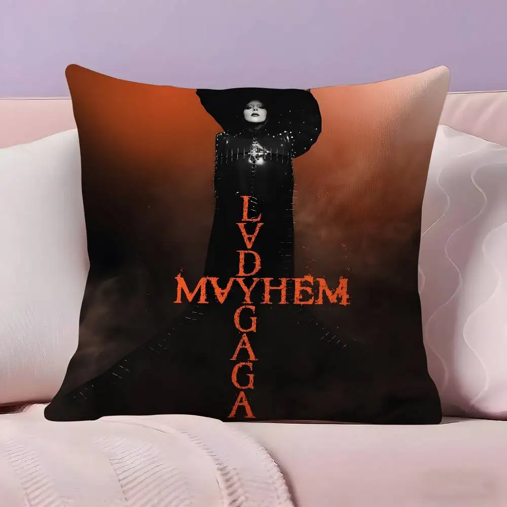 Legendary singer L-Lady Gaga Pillow Case Pillowcase Ultra Soft Skin Friendly Fabric Cloud Like Comfort & Concealed Zipper