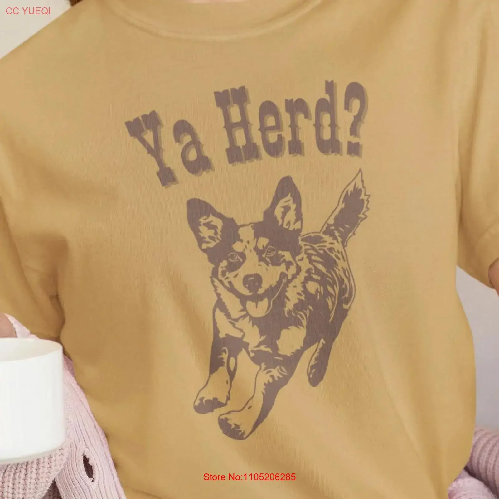 Australian Cattle Dog Ya Herd T Shirt Funny Pet Owner Animal Lover ACD Humor Blue Heeler Working Dogs vintage Washed Unisex