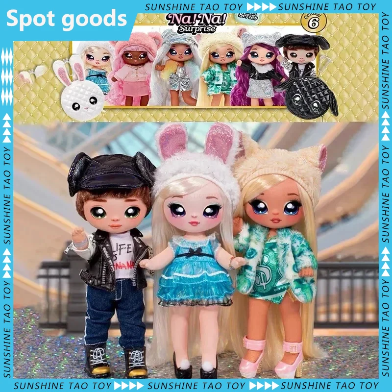 Original Nanana Surprise Dolls Ari Prism Cali Grizzly Maxwell Dane Fashion Doll With Accessories Girl Dressing Toys Kids Gift