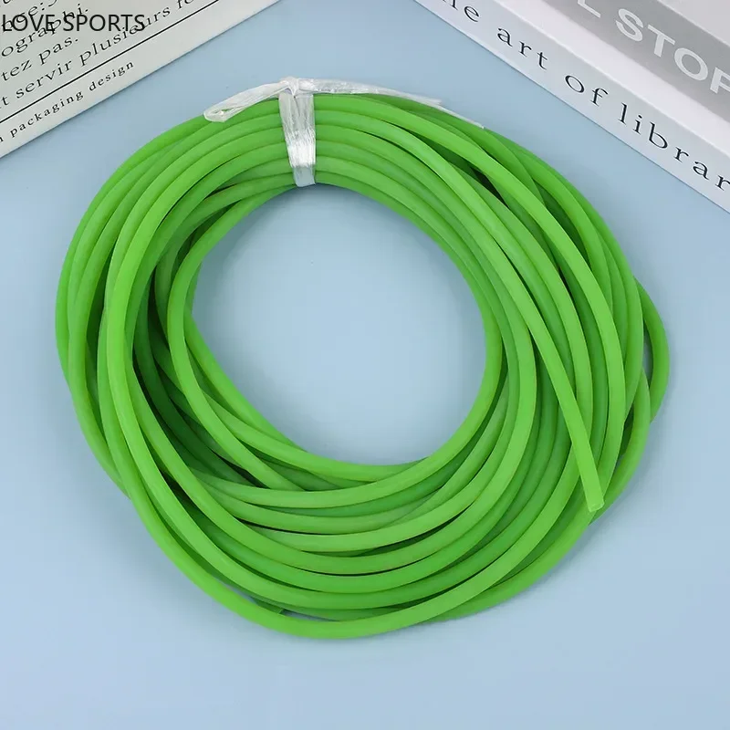 1000g/lot Diameter 4.5mm Solid Elastic Fishing Rope About 65 Meters High Elastic Latex Elastic Rope For Sportsman Accessories