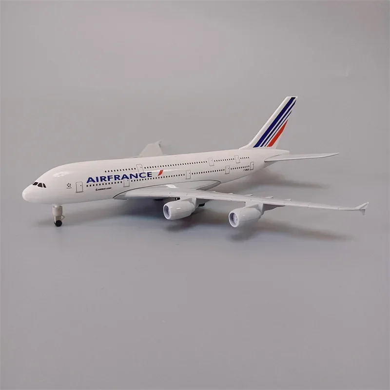 20cm Alloy Metal Air France AirFrance AIRBUS 380 A380 Airlines Airplane Model Diecast Air Plane Model Aircraft w Landing Gears