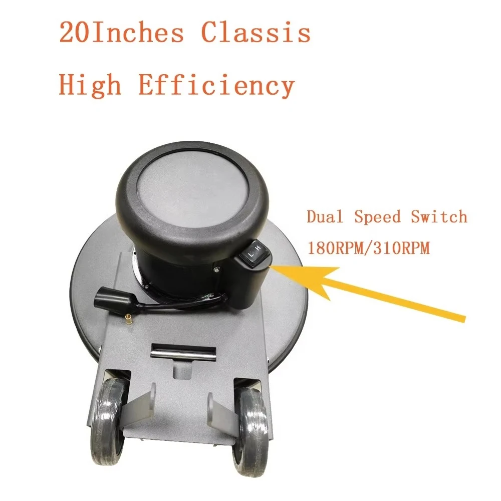 Dual Speed 20" Cleaning Path Floor Polishing Machine Floor  Scrubber Machine Cleaning Cleaning Machine