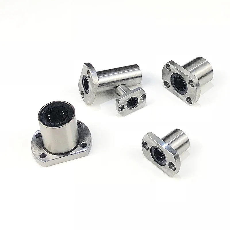 1PCS LMH16UU 16mm Ellipse Flange Linear Motion Ball Bushing Bearing 16x28x37 mm LMH16 for CNC Router Shaft Rod 3D Printer