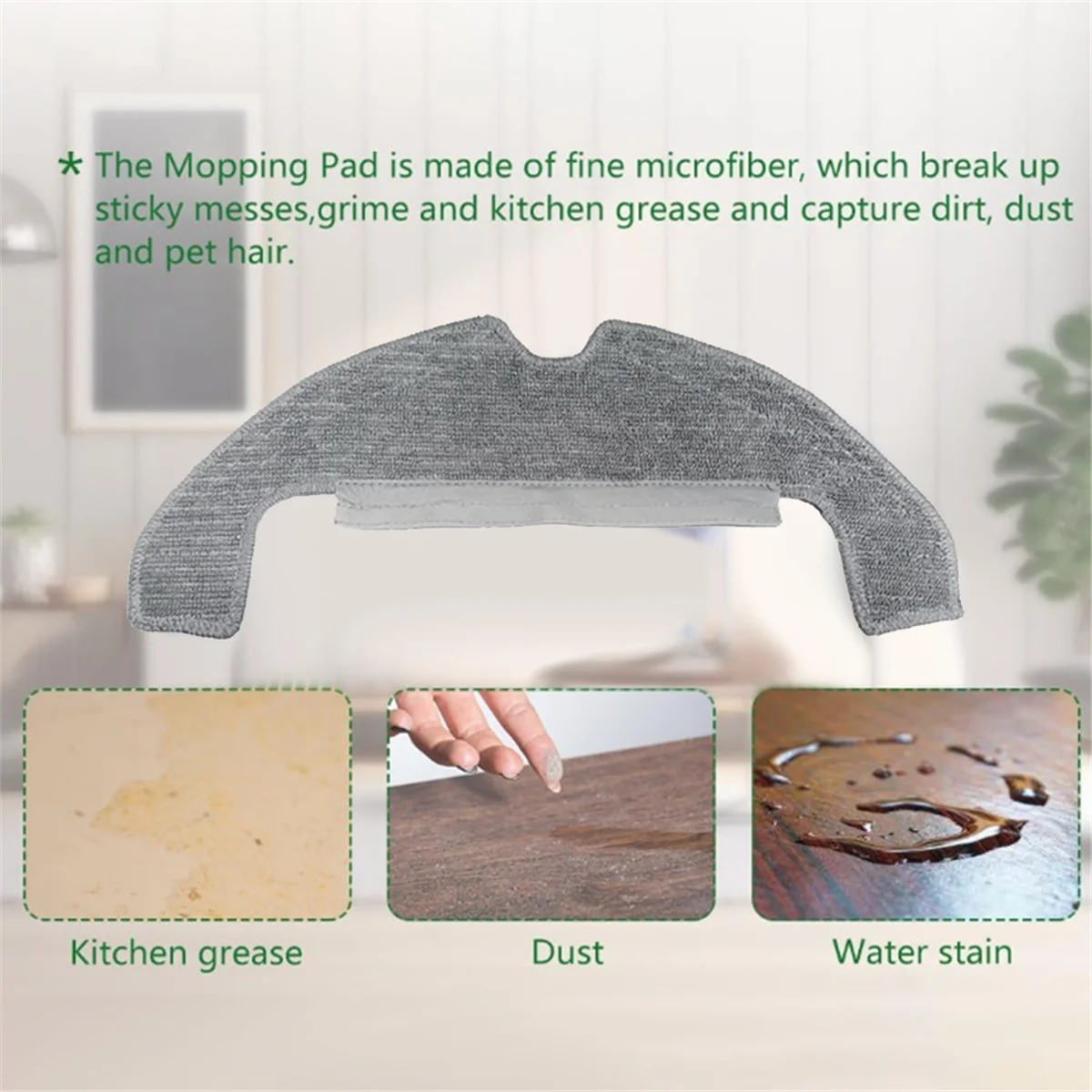 掃除機ロボット部品,掃除ぼろきれ,d10 plus gen 2,rld32gd,12個