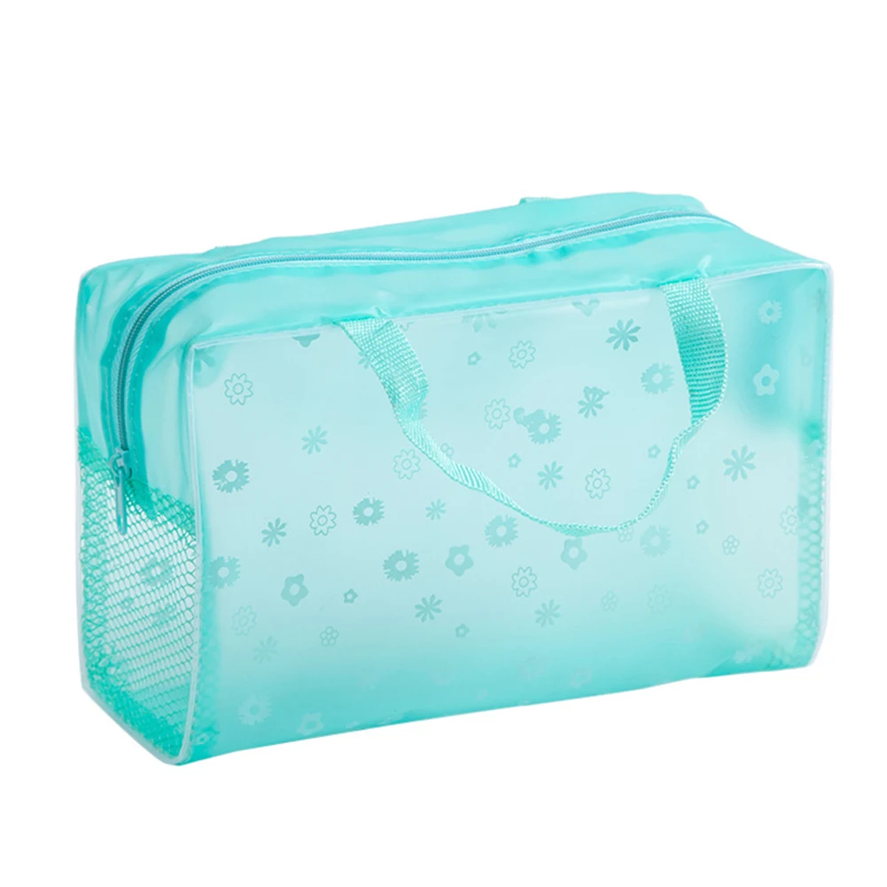 

Beach Bag Cosmetic Bag Portable Storage Mesh Toiletries Translucent Waterproof Swimming Accessories Water-resistant