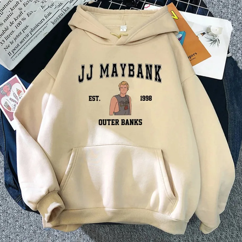 Retro JJ Maybank Hoodie New Fashion Women Harajuku Aesthetic Graphic Hoodies Unisex Autumn Winter Vintage Pullovers Sweatshirts