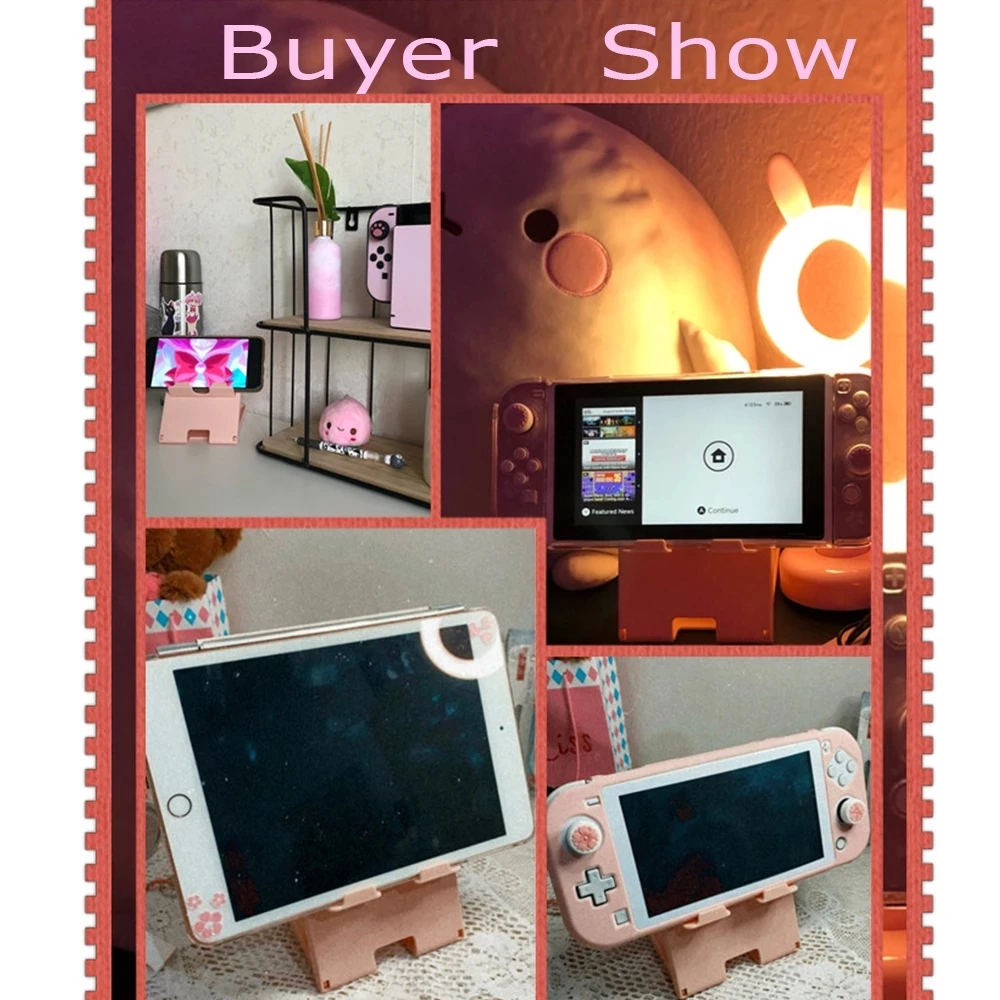NS Normal Switch Подставка для игровой консоли для Nintendo Switch 1/2Mobie Phone Pad Розовый держатель Классический кронштейн NS Регулируемые аксессуары