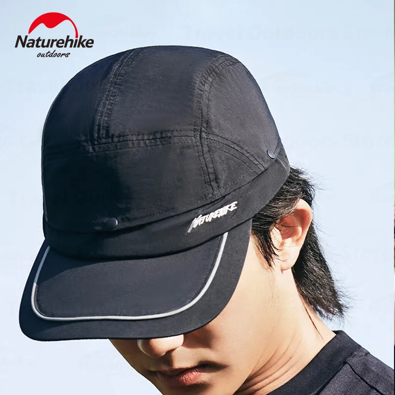 Naturehike Outdoor Folding Fishing Baseball Cap Removable Double Layer Breathable Camping Hiking Trekking Hat Sun Hat Men Women image 6
