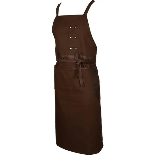 Medusa Forma Bib Apron Chef Barista Cook Barber Tattoo Waiter Apron Brown