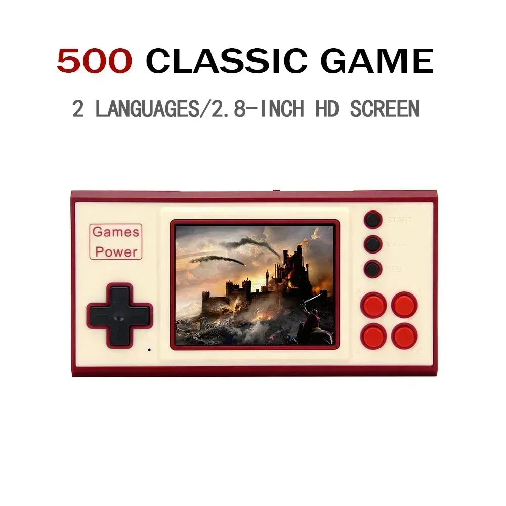 K30 Handheld Video Game Console Built In 500 Retro Games Support AV Output Connect TV Console Portable Retro Game Player