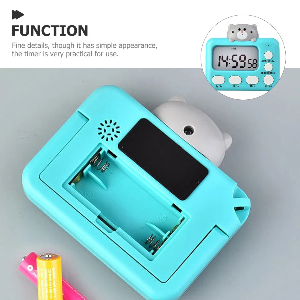 

Small Cat Shape Kitchen Timer Plastic Cooking Timer Countdown Forward Time Record Kitchen Supplies Tool