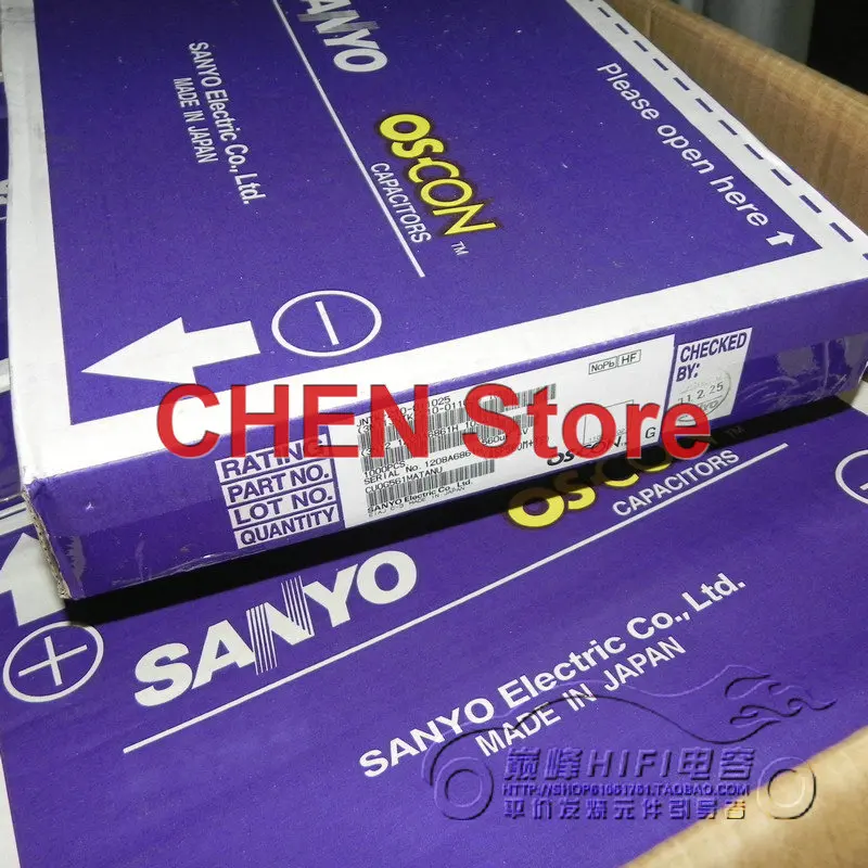 20PCS Sanyo OS-CON SP 4V560UF 8X10MM High polymer Motherboard 560UF 4V Solid State Capacitors purple 4SP560M