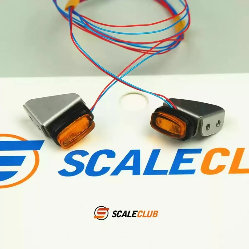 Scaleclub RC MODEL For 1/14 Tractor Dump Truck Width Light Warning Light Danger Light LESU DIY Rc Accessories