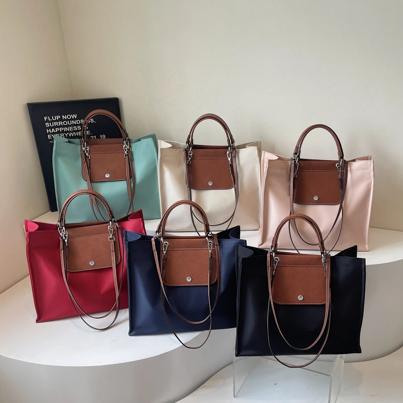

Elegant Designer Tote Bag For Ladies, Leather Handbag With Crossbody Strap, Classic Luxury Brand For Women