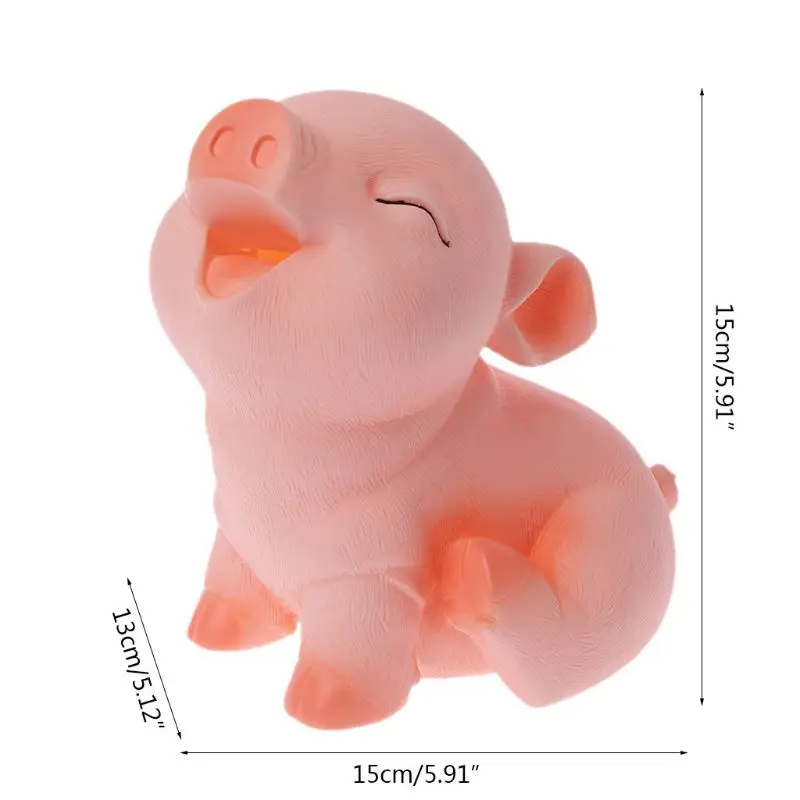 Cute Pink Pig Piggy Bank Lovely Piglet Money Coin Saving Bank Kids Openable Collectible Money-box Boy Girl Birthday Gift